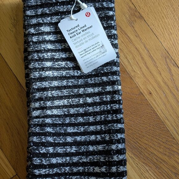 Lululemon Womens Textured Fleece-Lined Knit Ear Warmer (NWT) - Picture 2 of 3